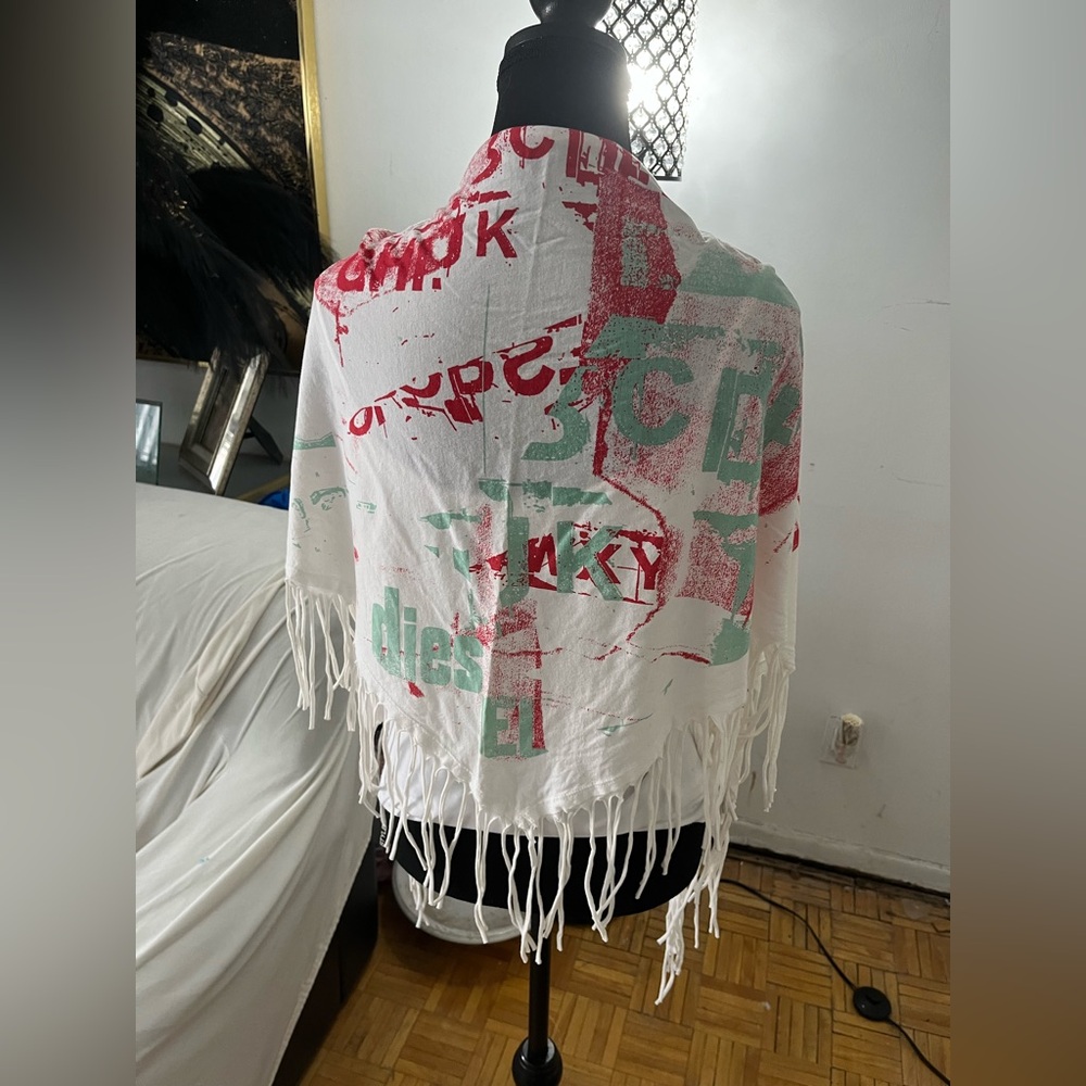 Diesel fringe scarf  NWT